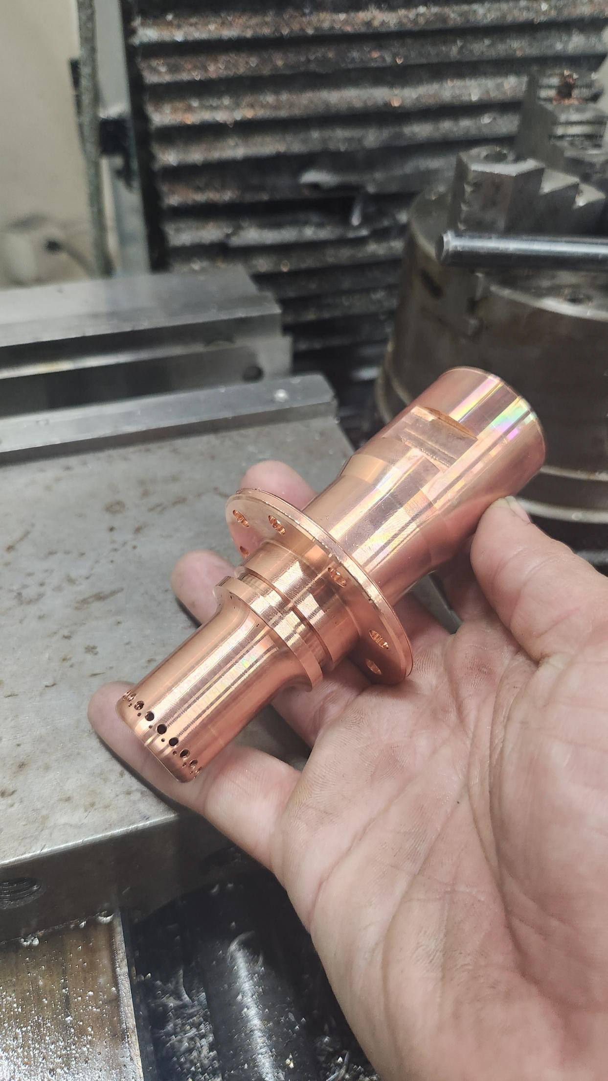 Oxidizer Pintle Injector (copper-110)