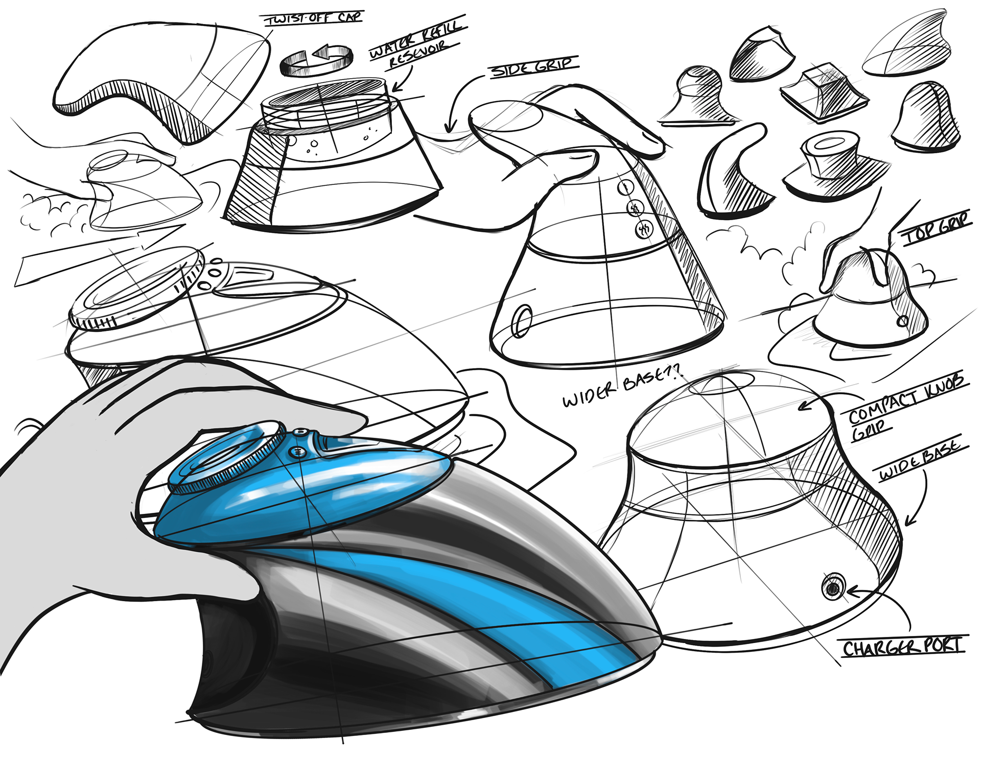 handheld iron concepts
