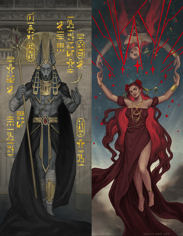 Anubis and Apate - FairyLoot