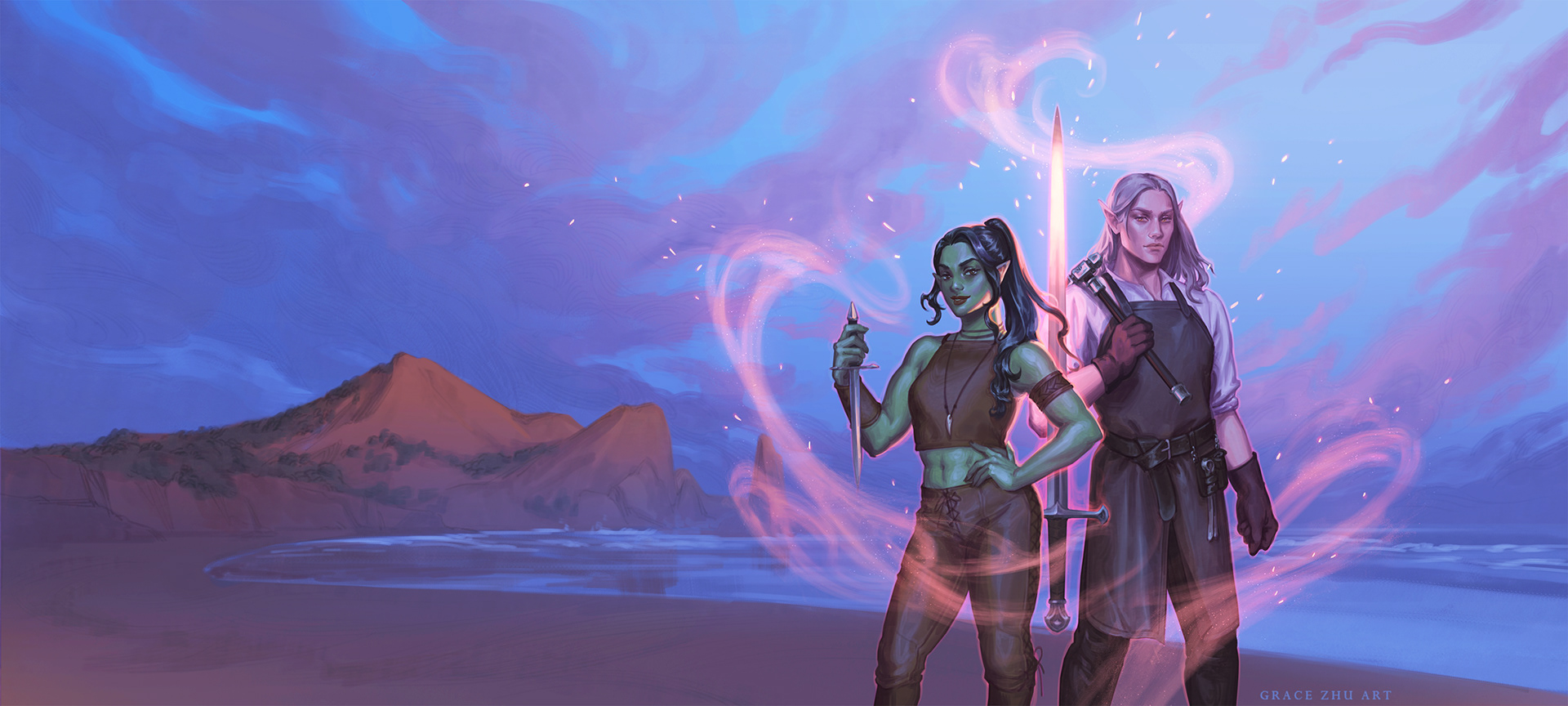 Forged By Magic dust jacket - Fae Crate