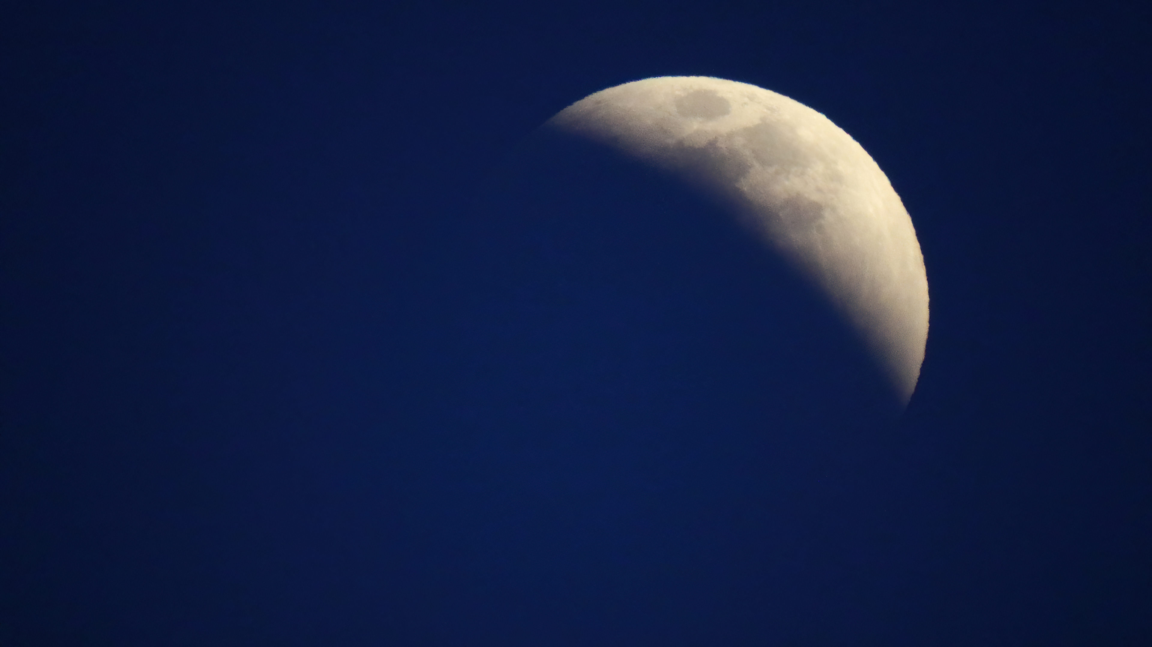 The Earths shadow line as it progresses