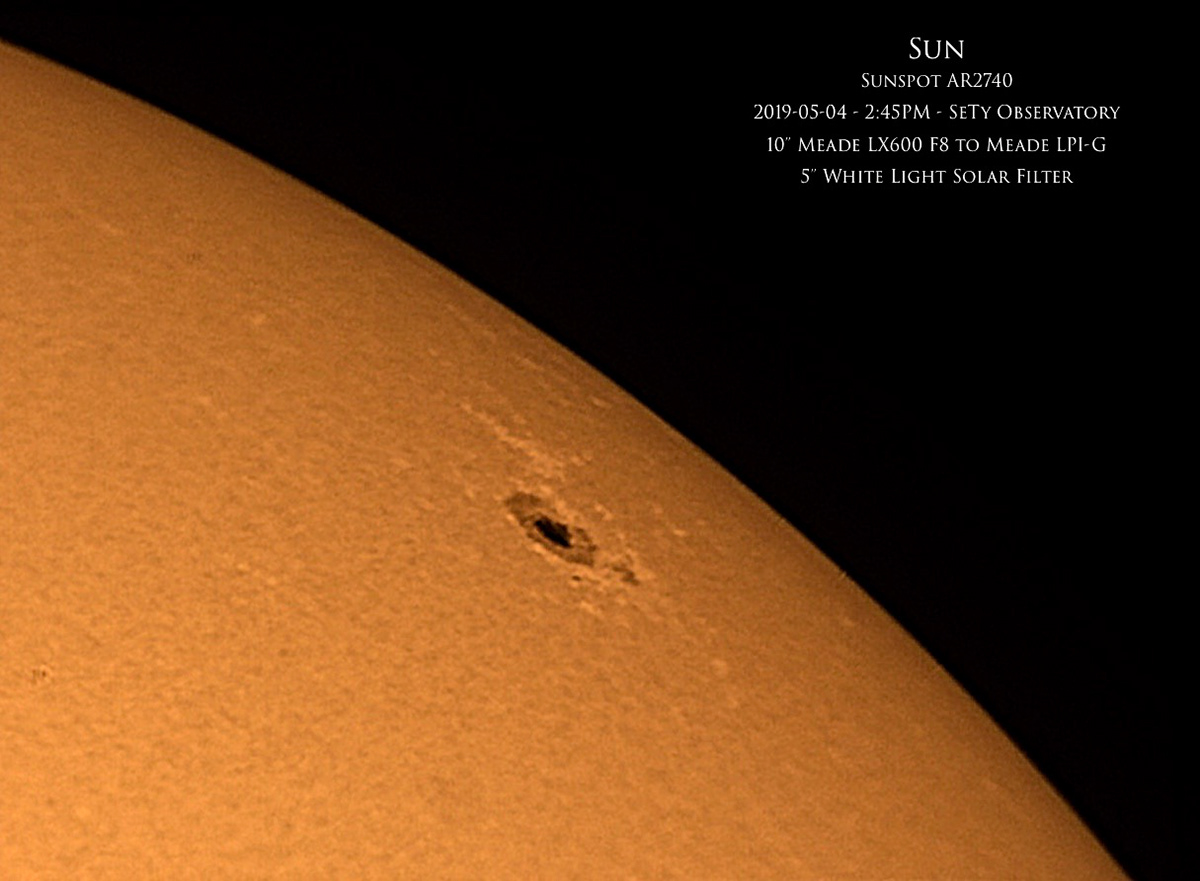 Sunspot AR2740 2019-05-04