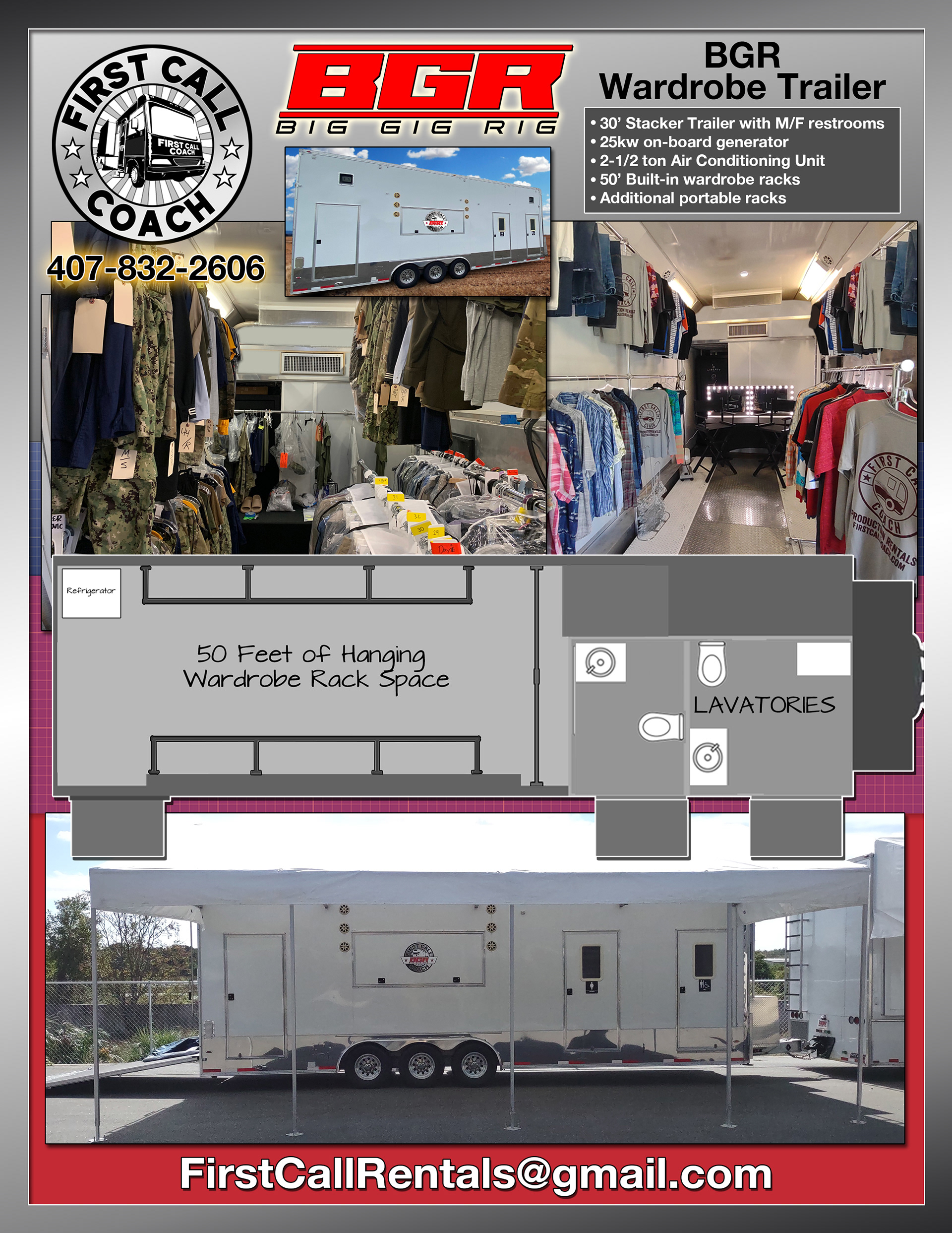 BGR Wardrobe Trailer
