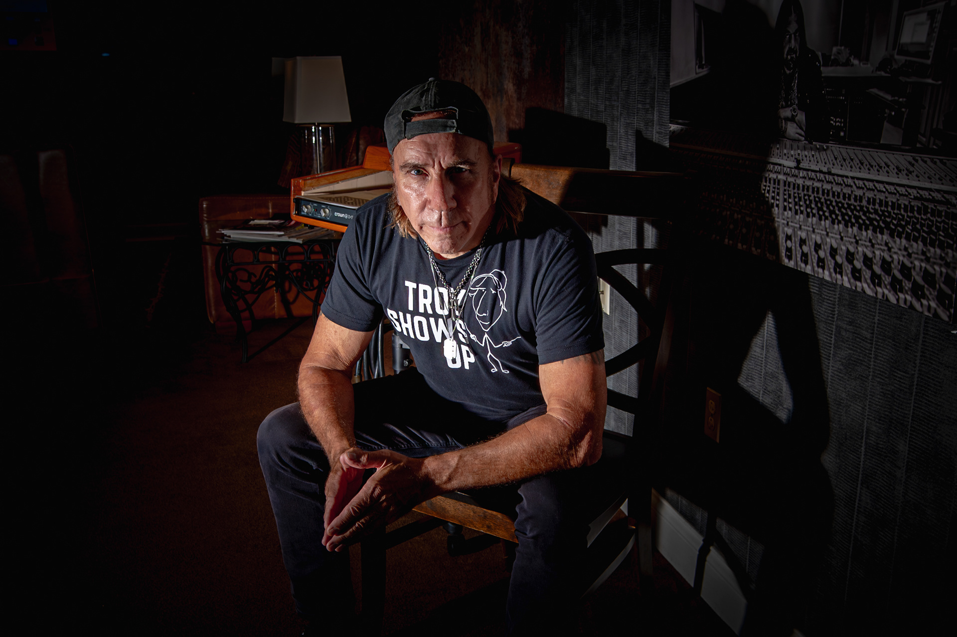 Photo by Ben Neely July 2024 - Troy Luccketta of Lodi, California - Tesla Band.