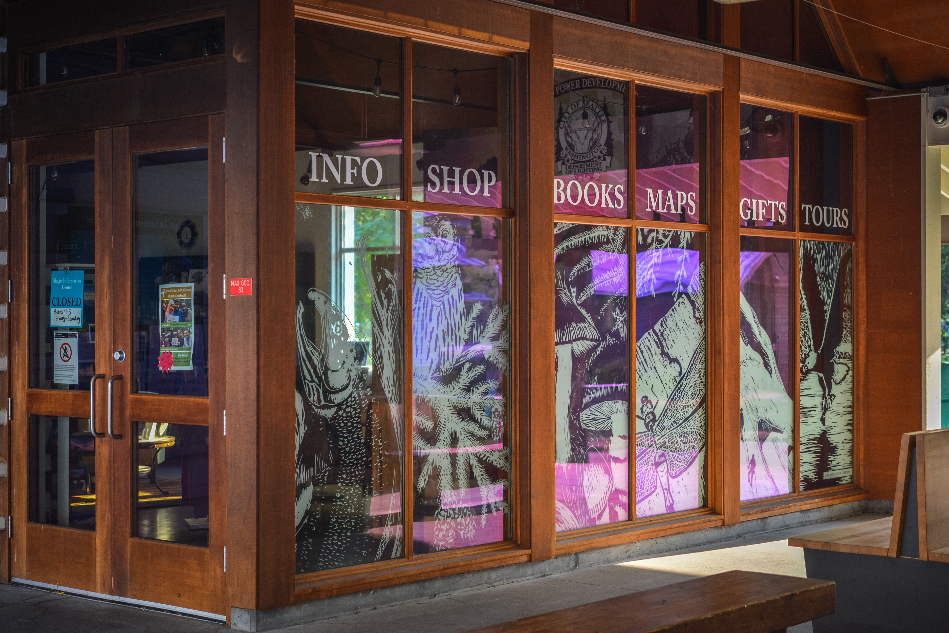 Full Installation from exterior hallway. Photo by Simple Wish