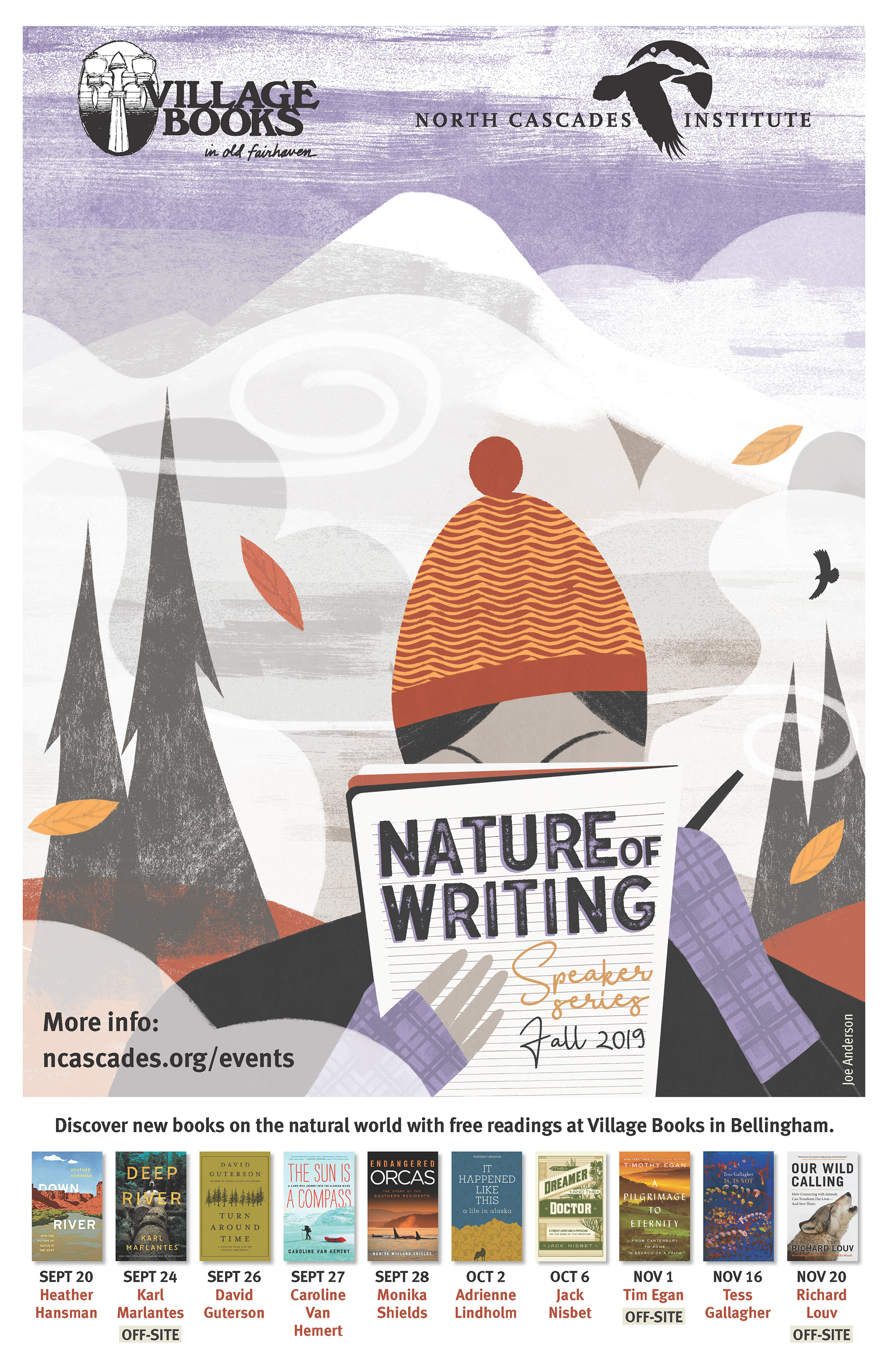 Fall 2019 Poster. Art by Joe Anderson