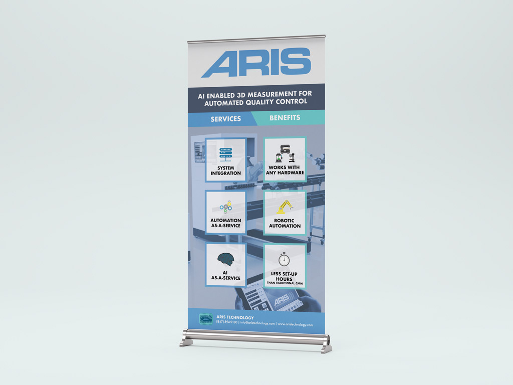 aris pull-up banner