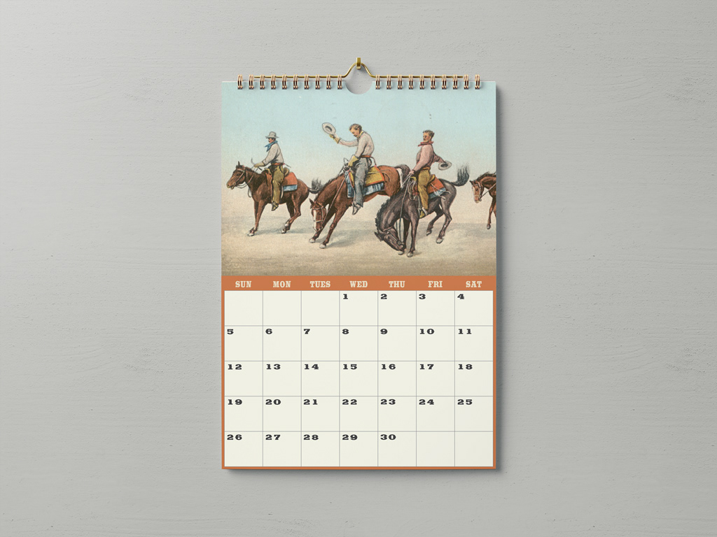 movie prop calendar