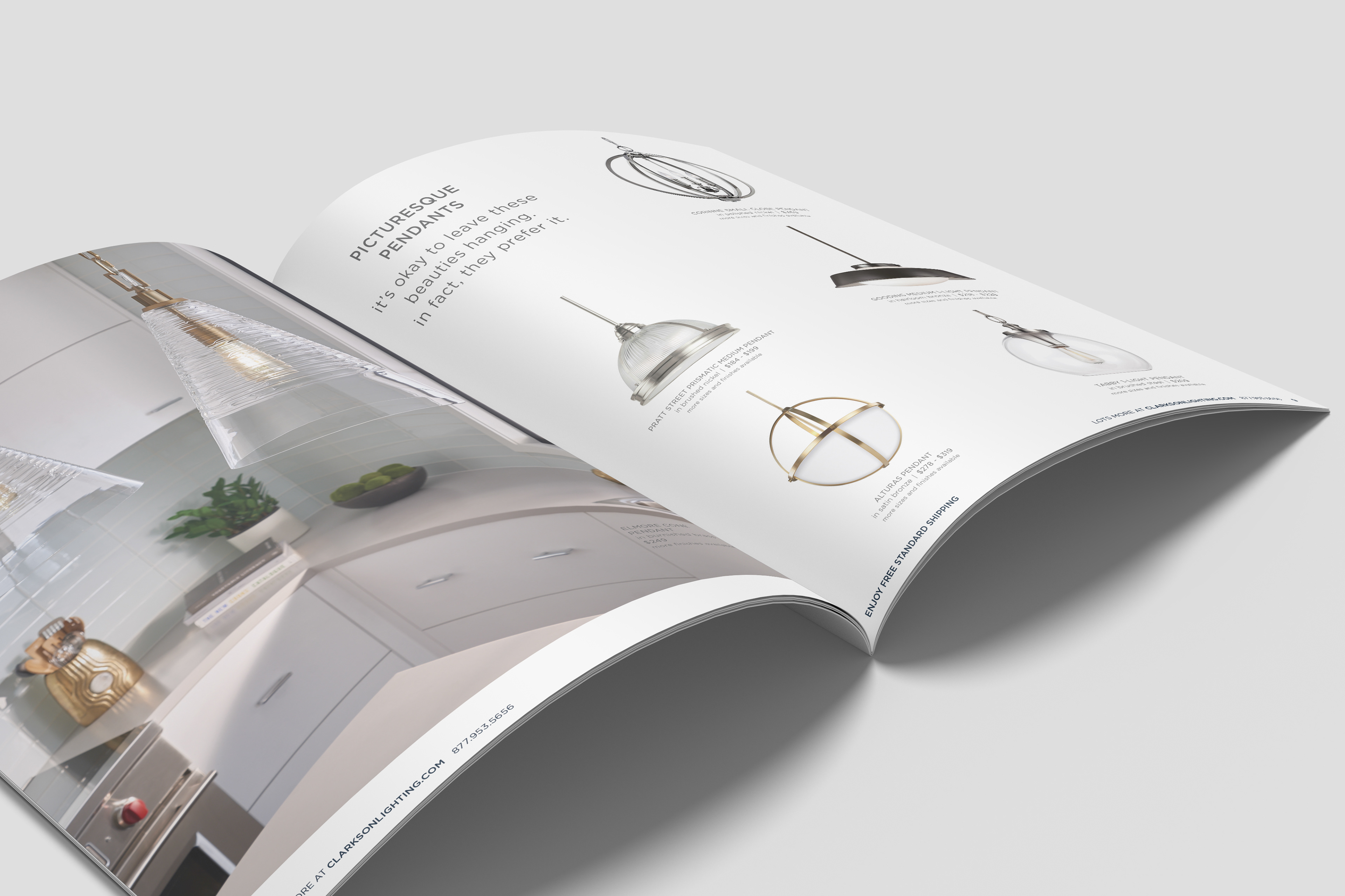 Retail catalog for Clarkson Lighting