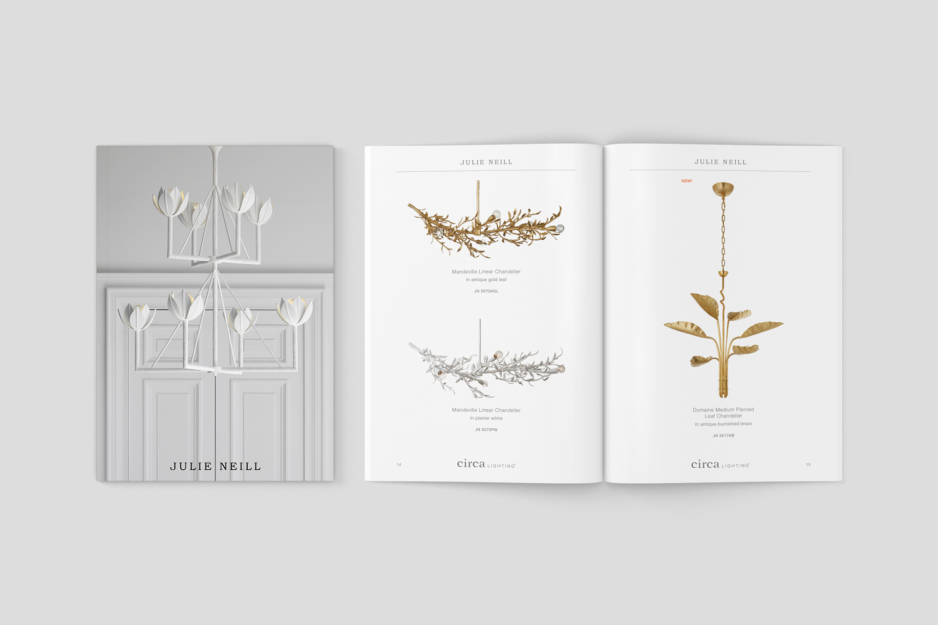 Julie Neill look book for Circa Lighting