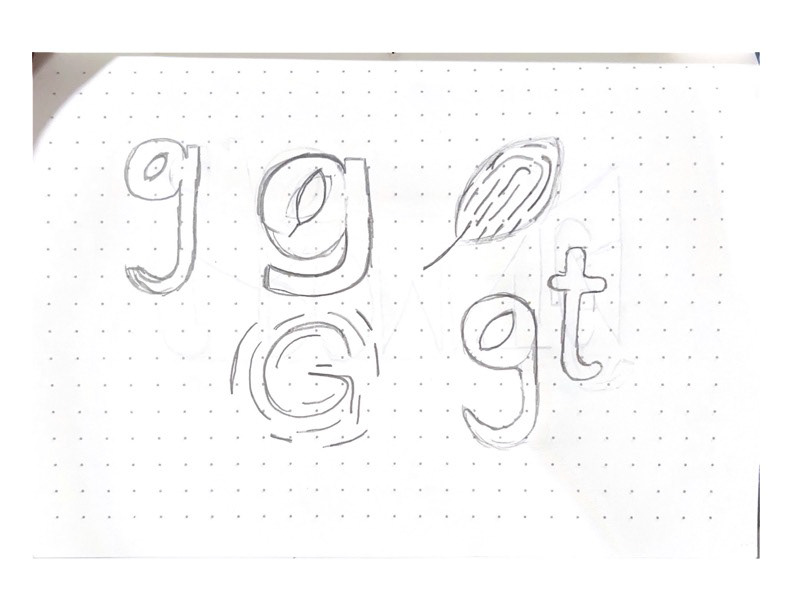 Logo thumbnail sketches