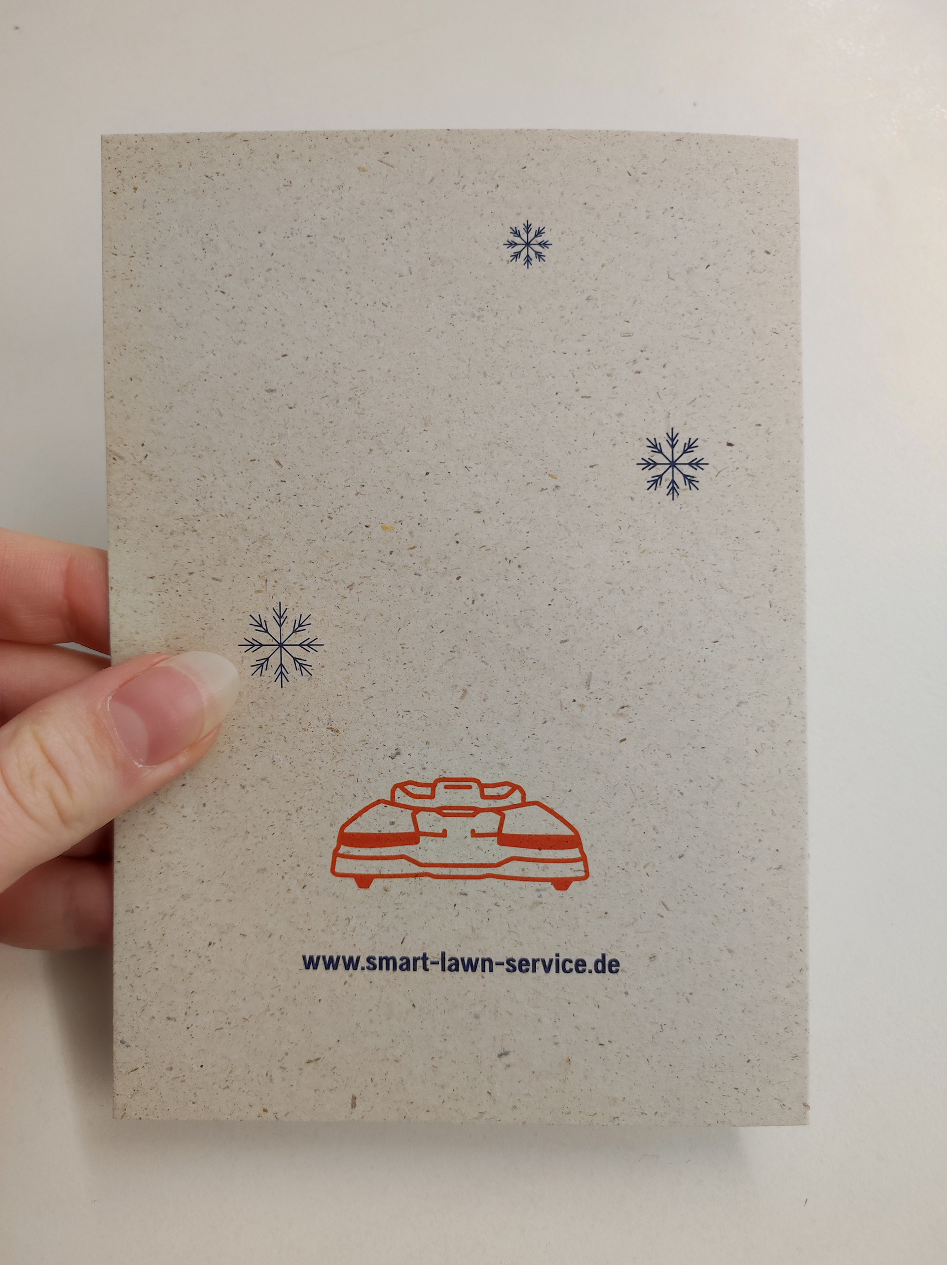 Husqvarner Weihnachtskarte Rückseite