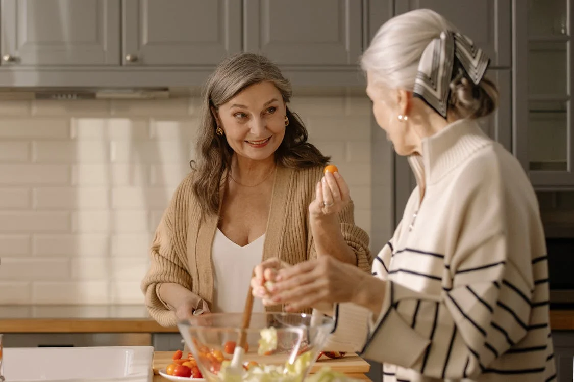 Simulierung der Nonna wie sie kocht