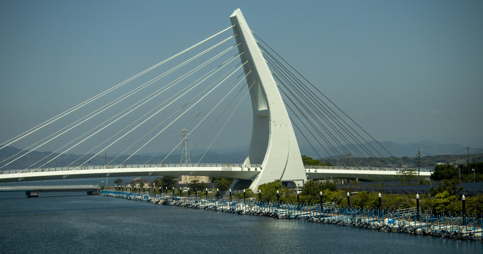 Somewhere with a cool bridge