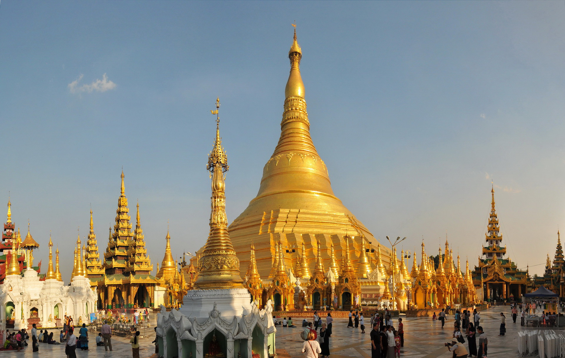 Le Swedagon à Yangon
