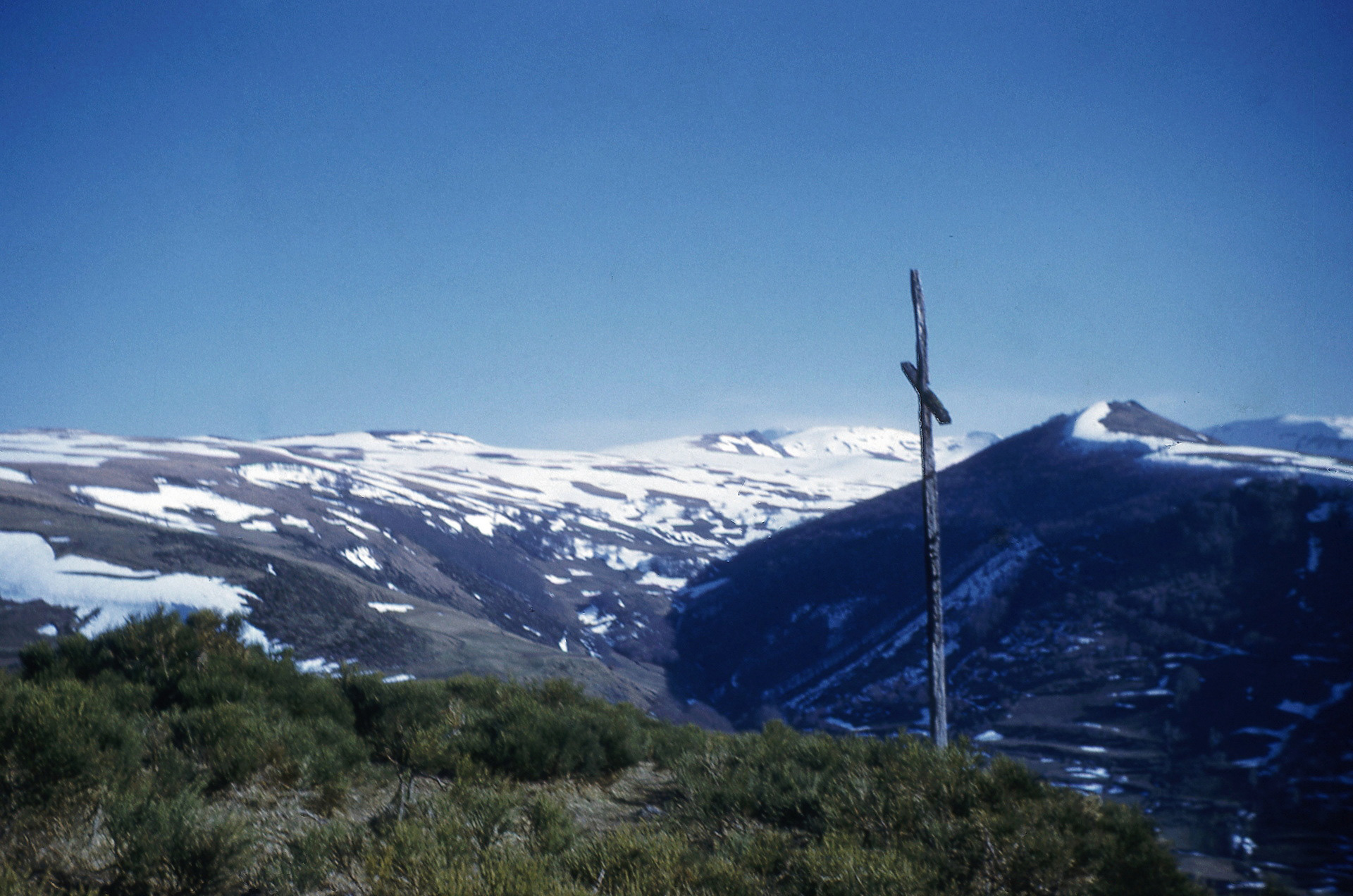 Vue de la tombe du père