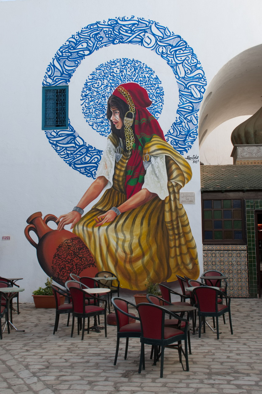 Street Art Médina de hammamet Yasmine