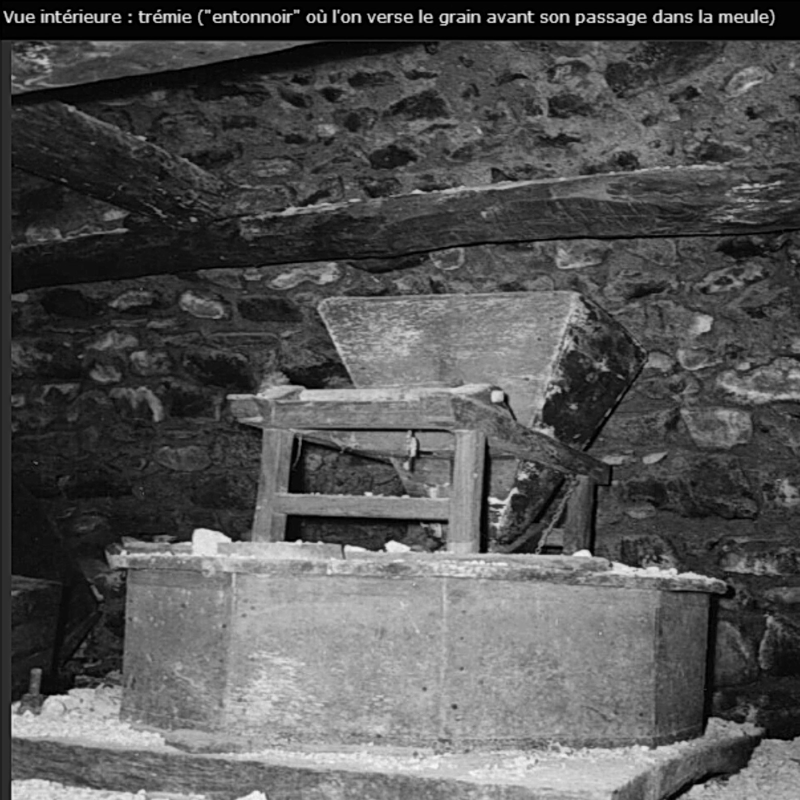 Intérieur du Moulin du cros bas