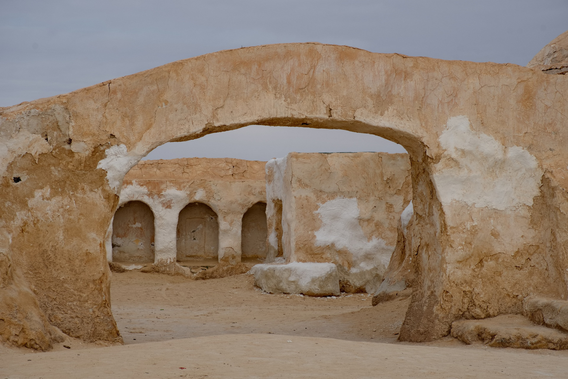 Décors du film star war 3 dans le désert