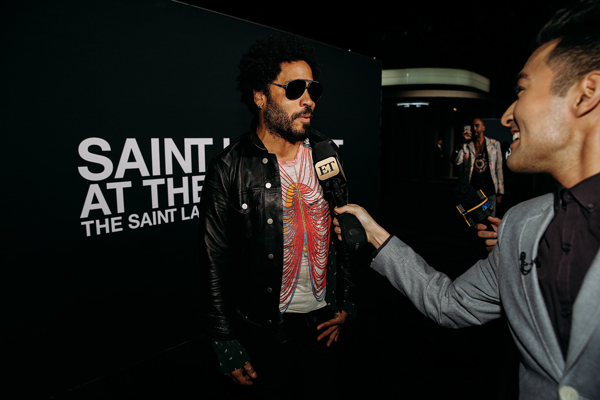 Corporate event photography Los Angeles. Lenny kravitz at Saint Lauren Red Carpet, photographed by Marco Gallico