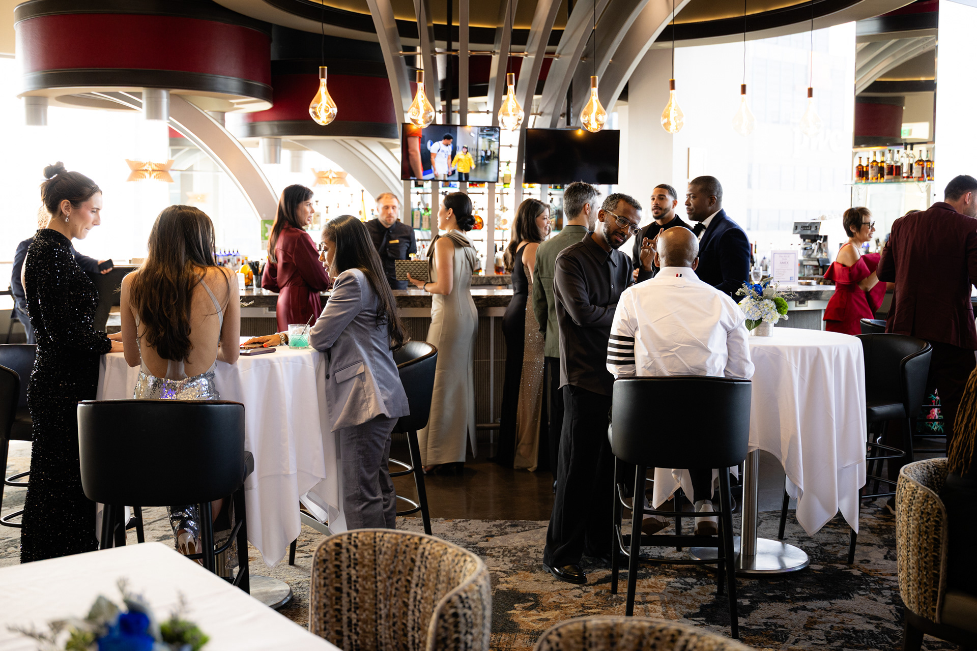 American Express catering at the City Club LA. Photographed by Marco Gallico.