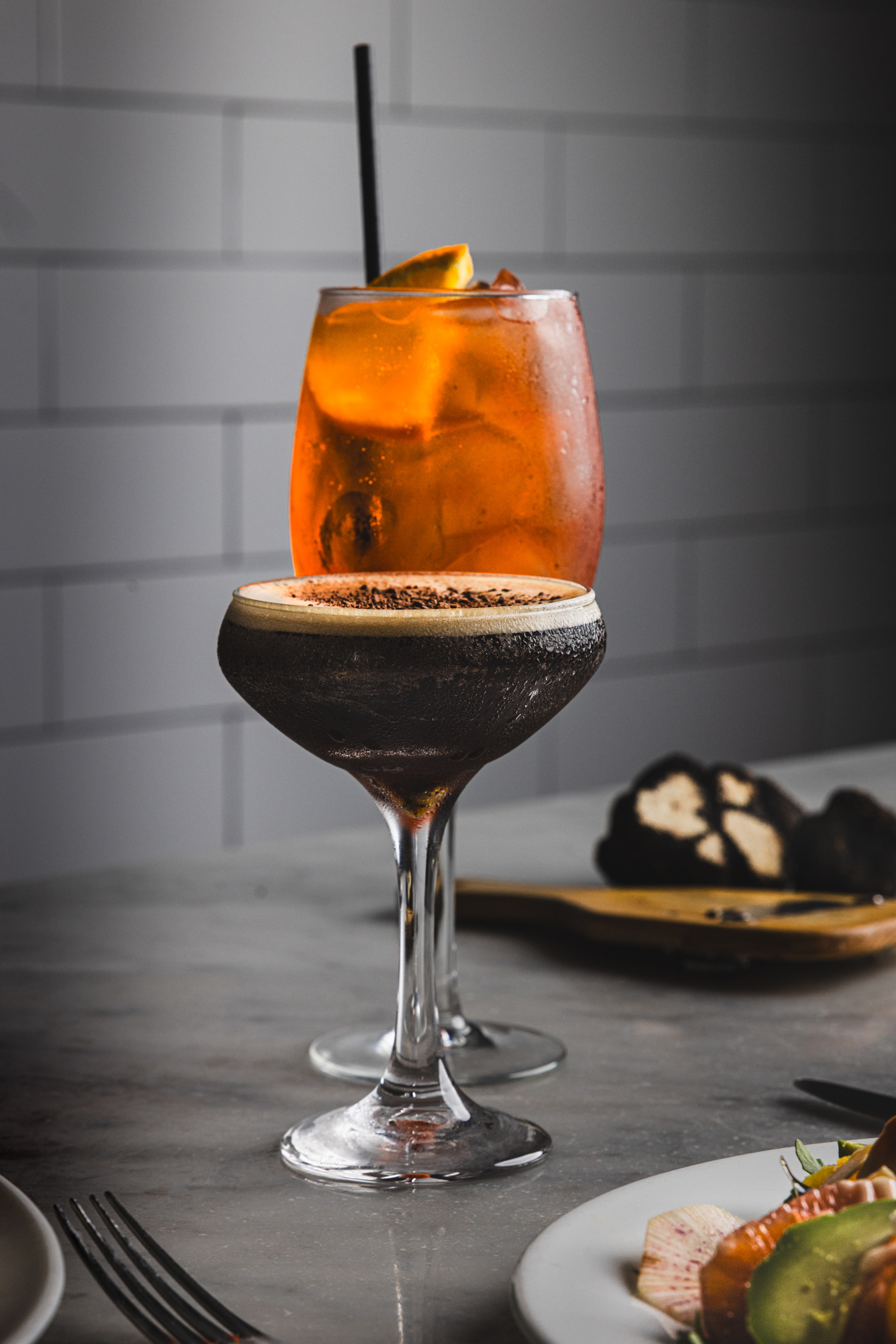 Hospitality photography in Los Angeles by Marco Gallico, featuring professional food and beverage shts of brunch, meals, cocktails for restaurants, bars and hotels.