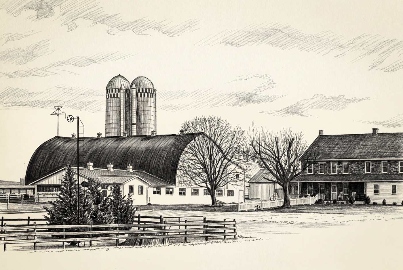 Quiet Morning on the Farm