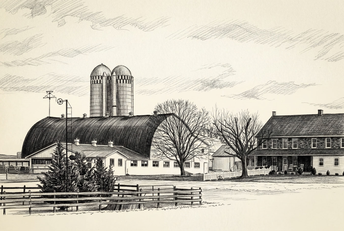 Quiet Morning on the Farm