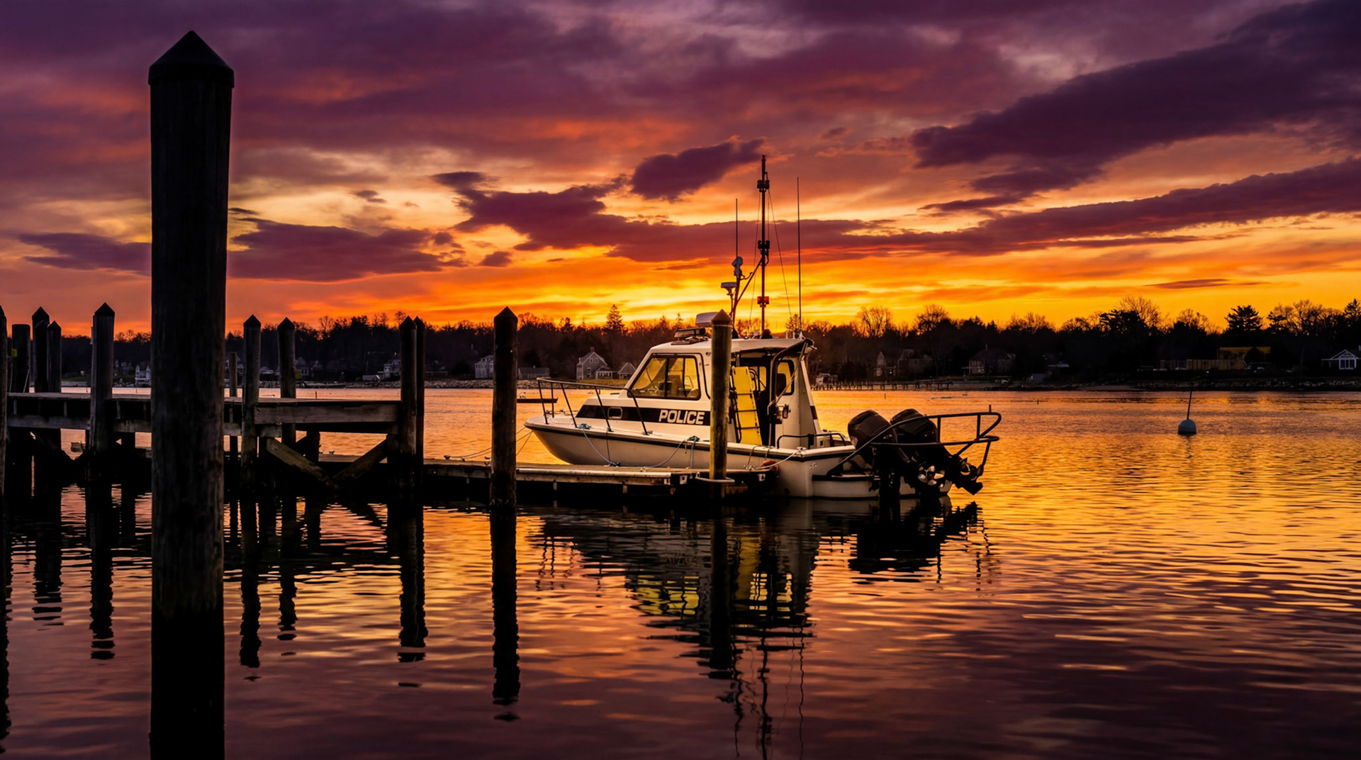 Evening at Harbor Sunset
