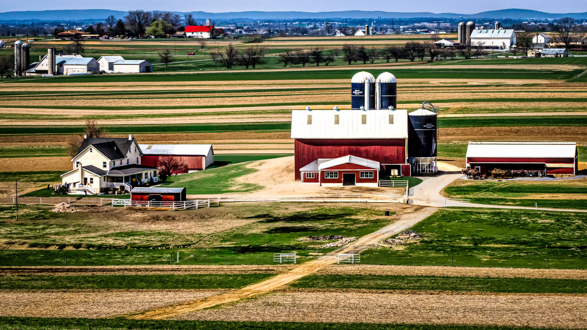The Red Barns of Lancaster