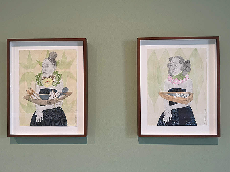 Plant warrior women, ethnobotanical art, emancipatory art