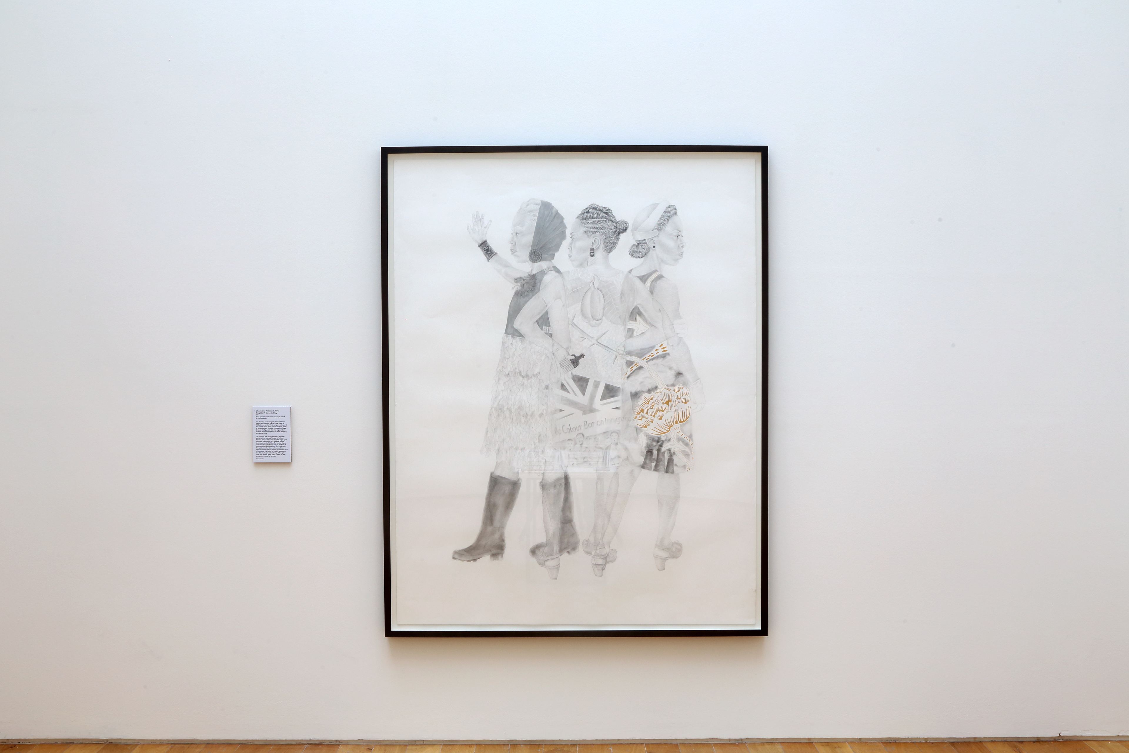 The Wisdom Tree, Charmaine Watkiss Leeds Art Gallery, life size drawing