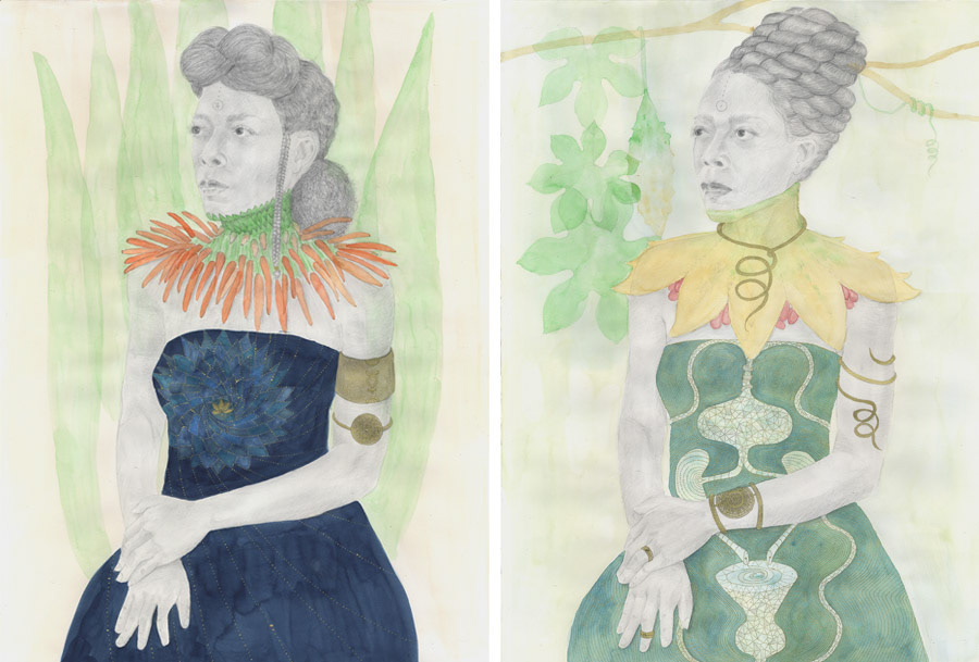Black artist botany, healing traditions art, botany contemporary art