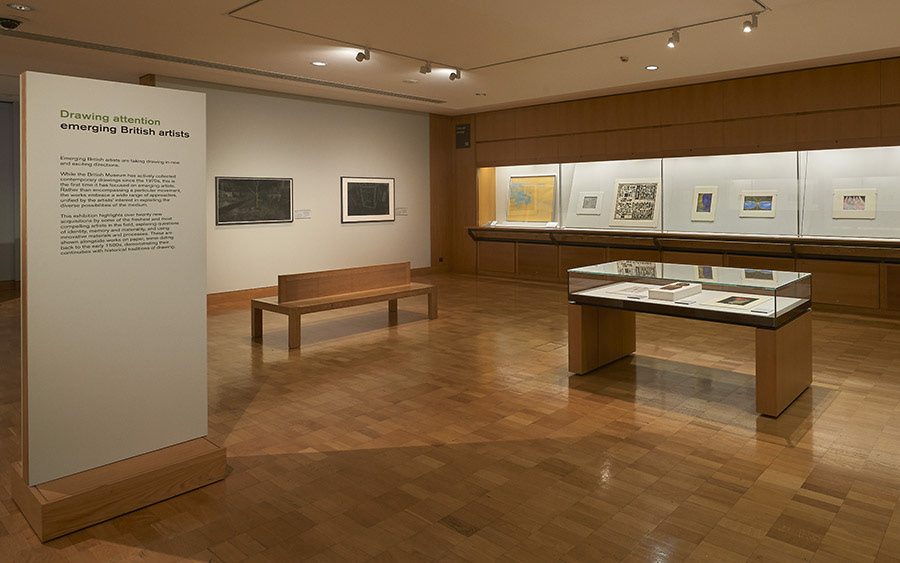 Drawing attention: emerging British Artists, British Museum 17 March - 28 August 2022. Artists include Sin Wai Kin, fka Victoria Sin, Rosie Hastings and Hannah Quinlan, Catherine Anyango Gruenewald and Charmaine Watkiss