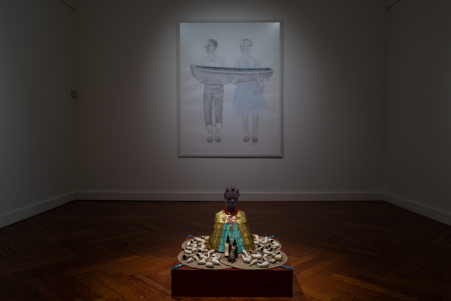 Black British Artist; Black art uk; Clay sculpture; Charmaine Watkiss