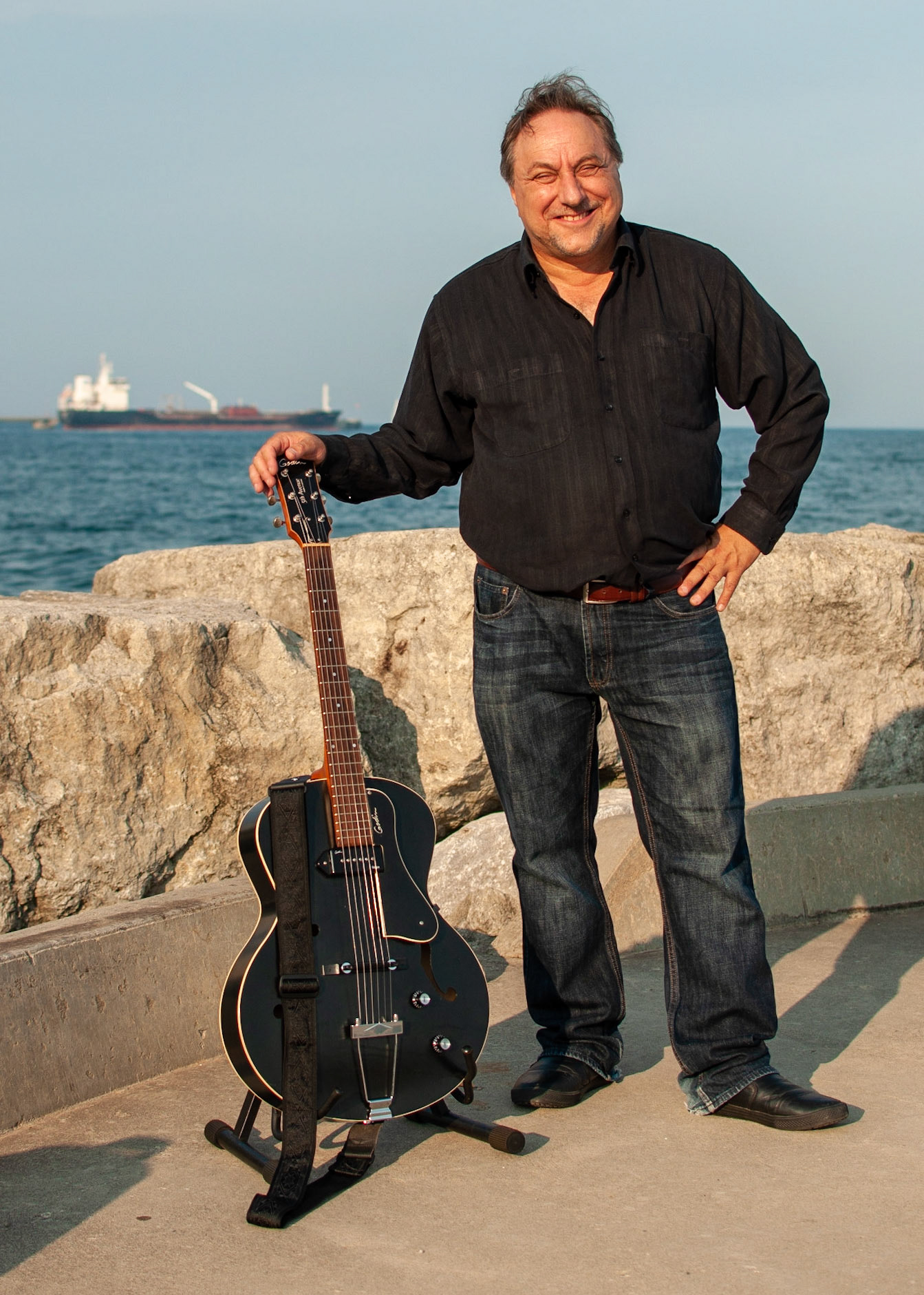 Branding shot with John Restas