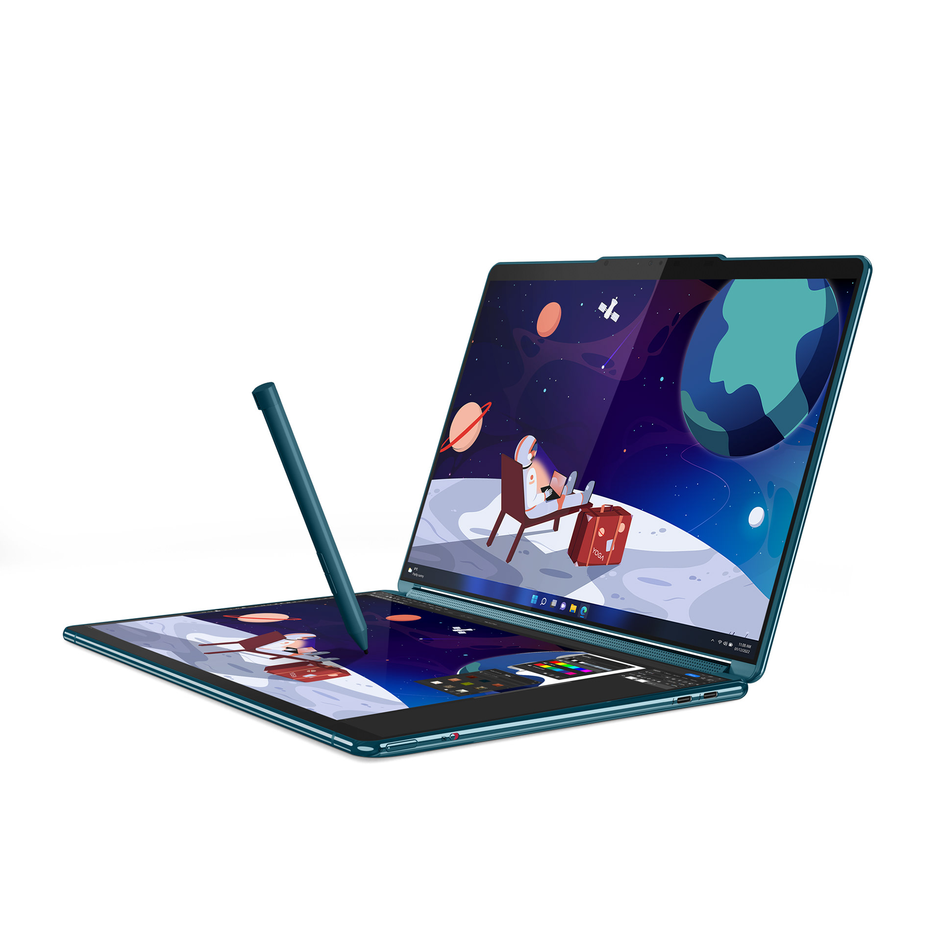 Nvard Yerkanian - LENOVO - Illustrations for the Yoga Book 9i