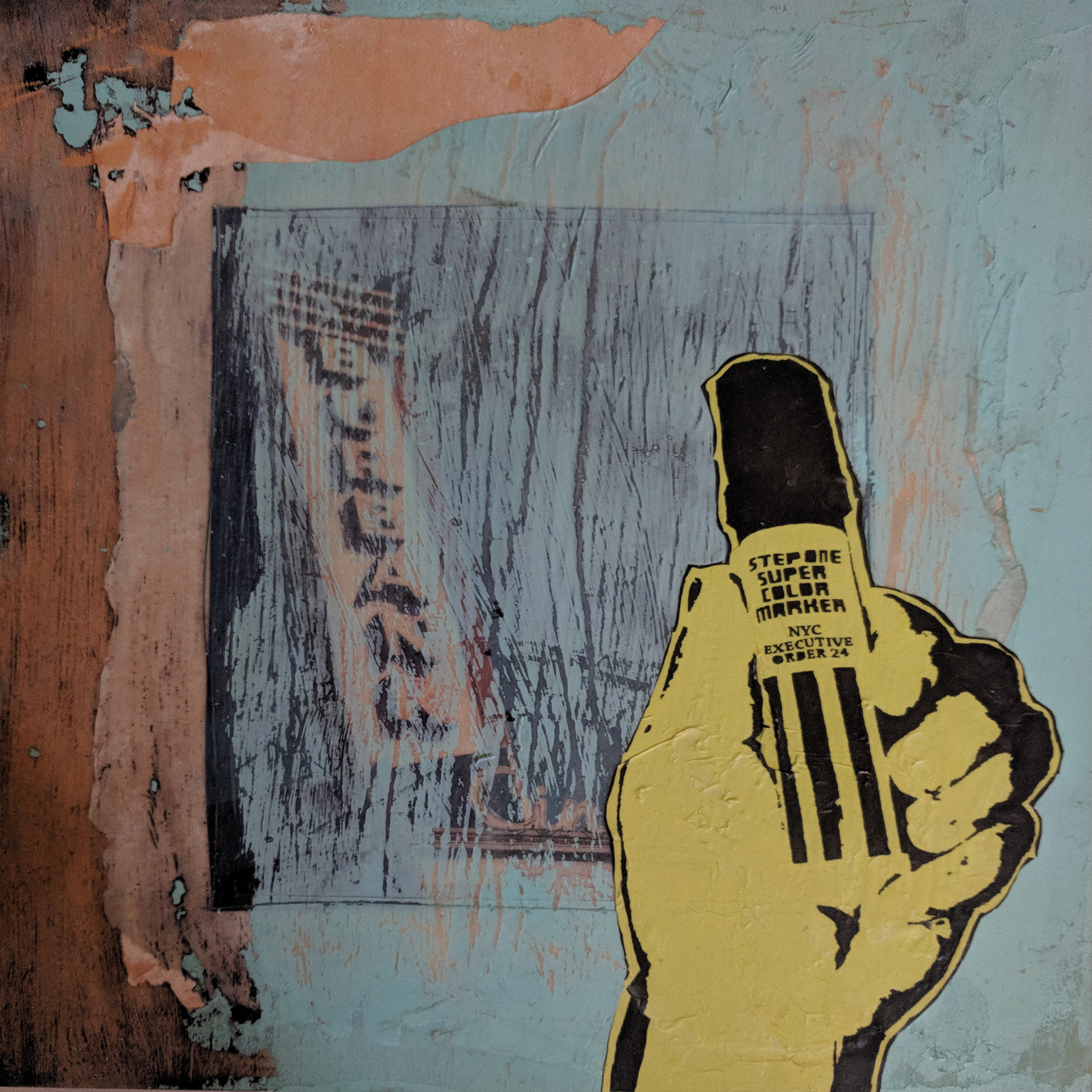 Executive Order vinyl, acrylic, enamel