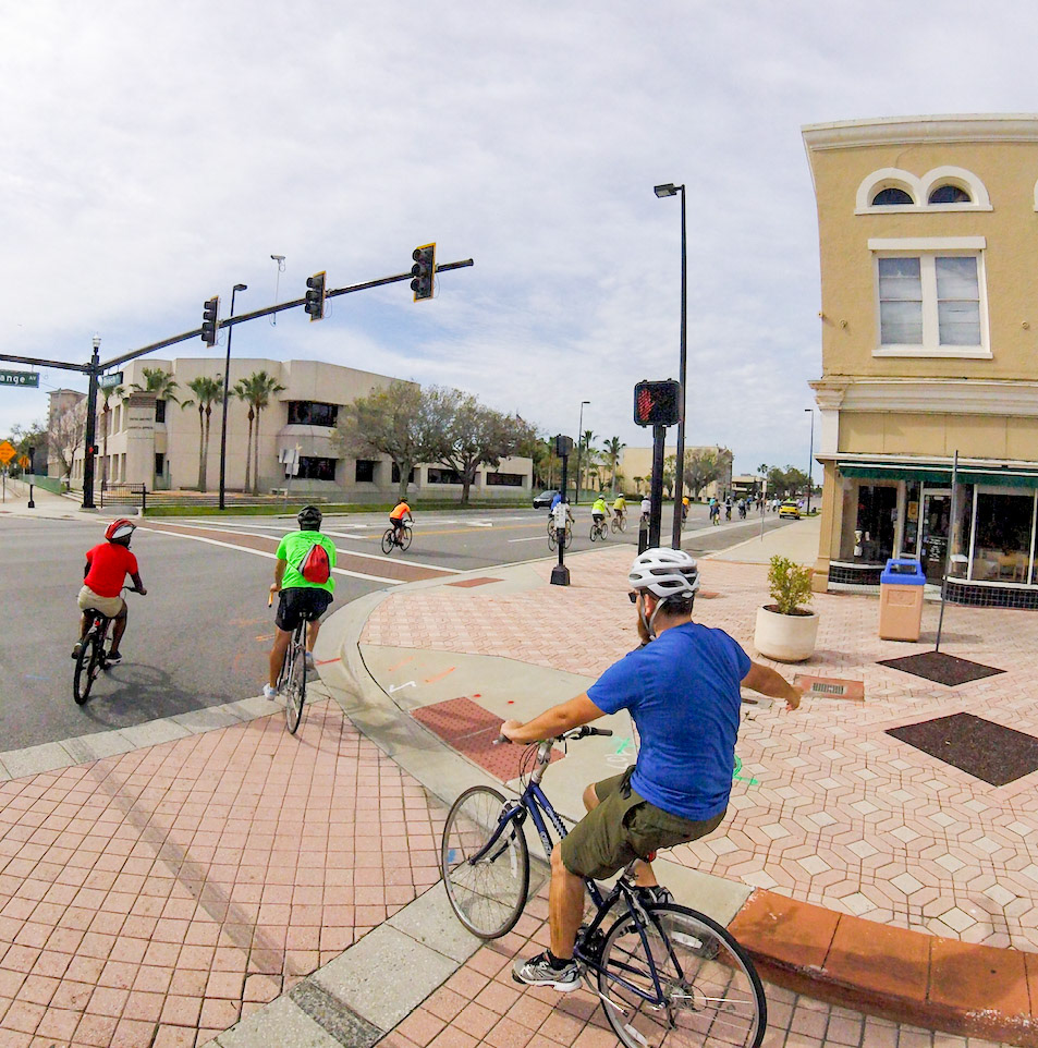 "Not so Noisy" Bike Week ride at Beach St and Orange Ave in 2019