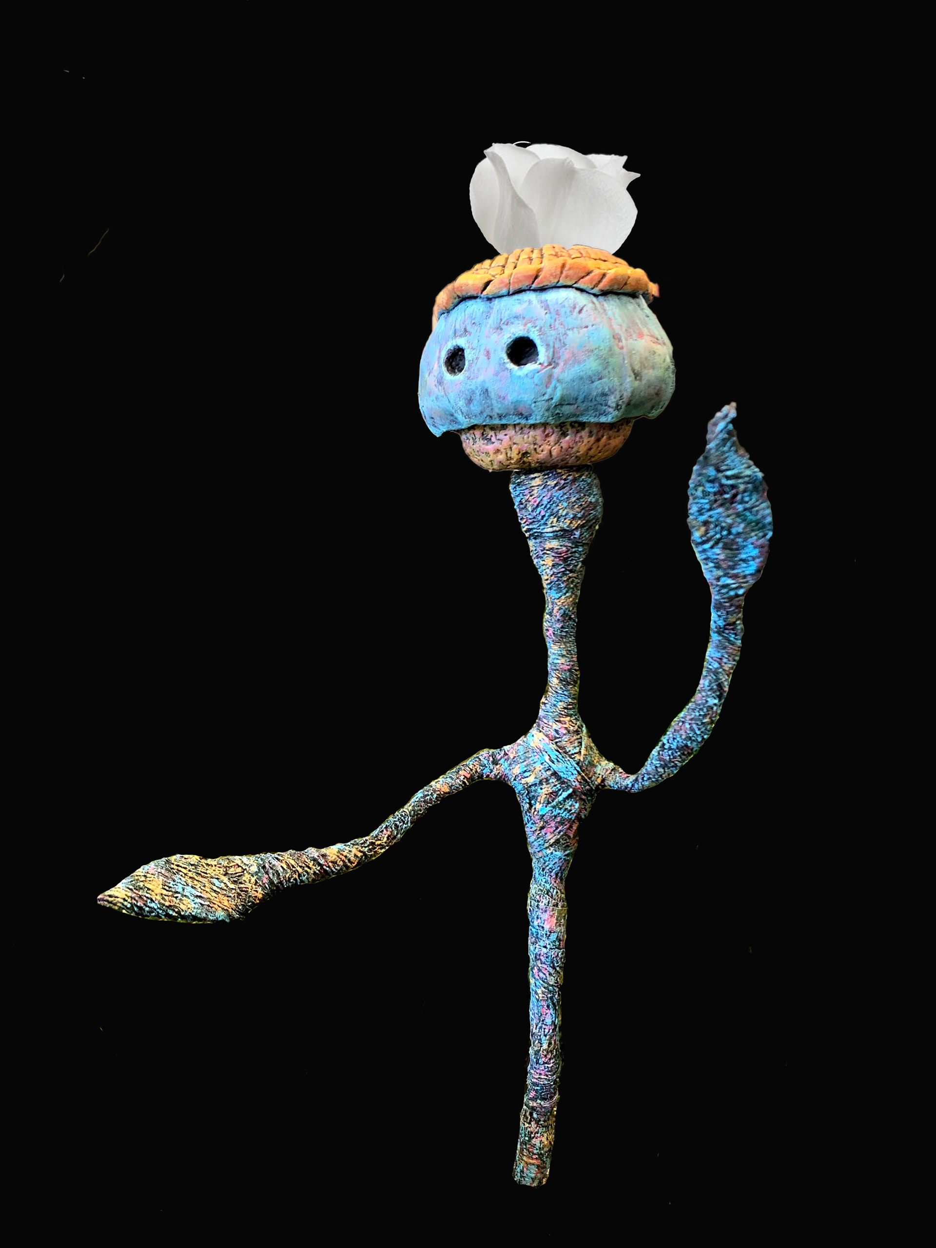 Flower Friend - Apoxy, Wire, Gauze