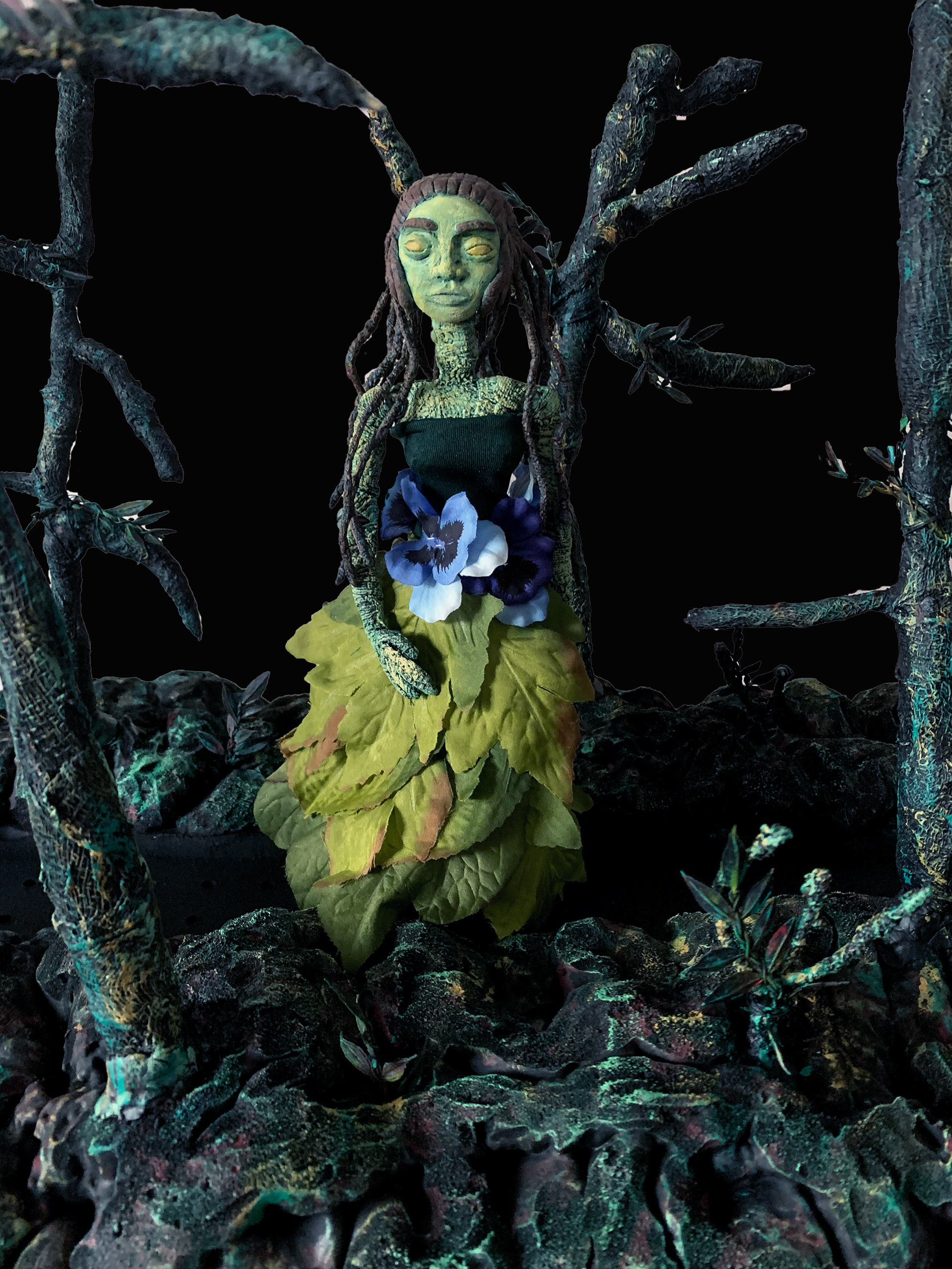 Gaea - Metal Armature covered with foam, gauze, and latex