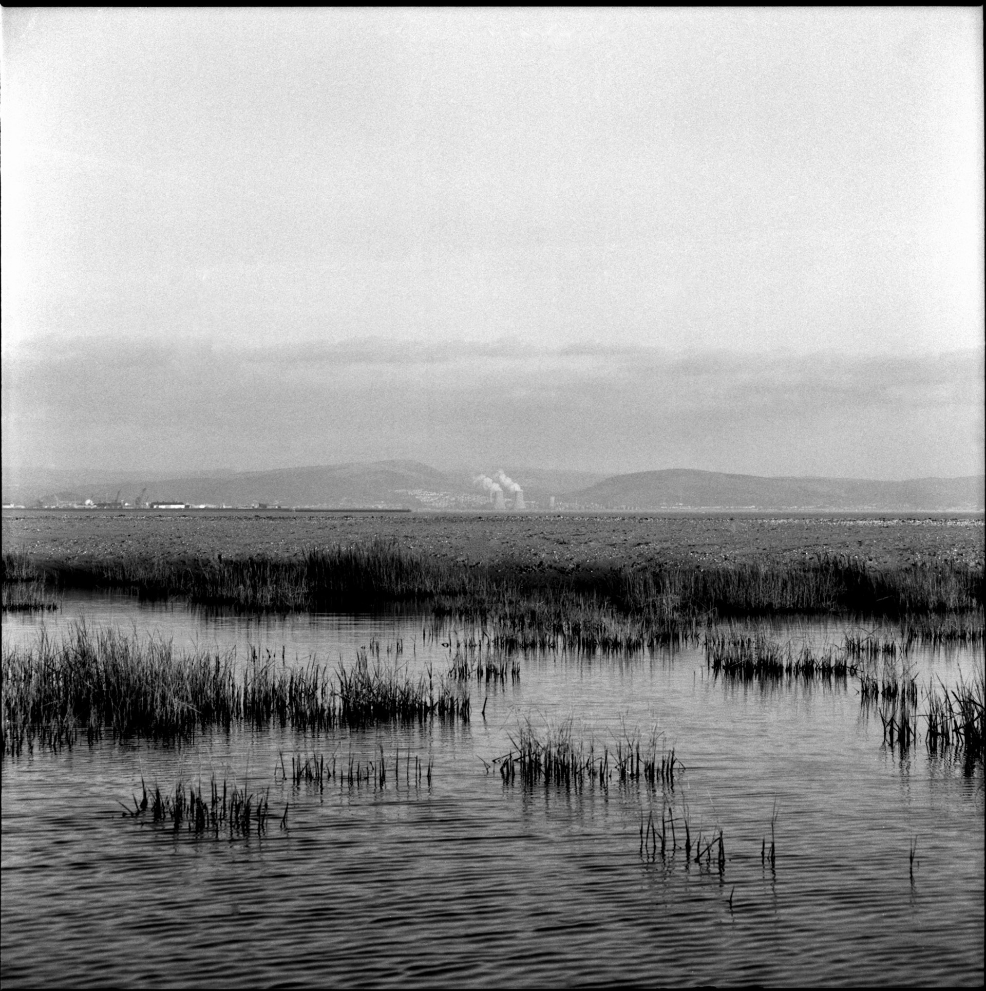 Baglan Bay from the Mumbles, 1989 (120 film on a Mamiya C330)