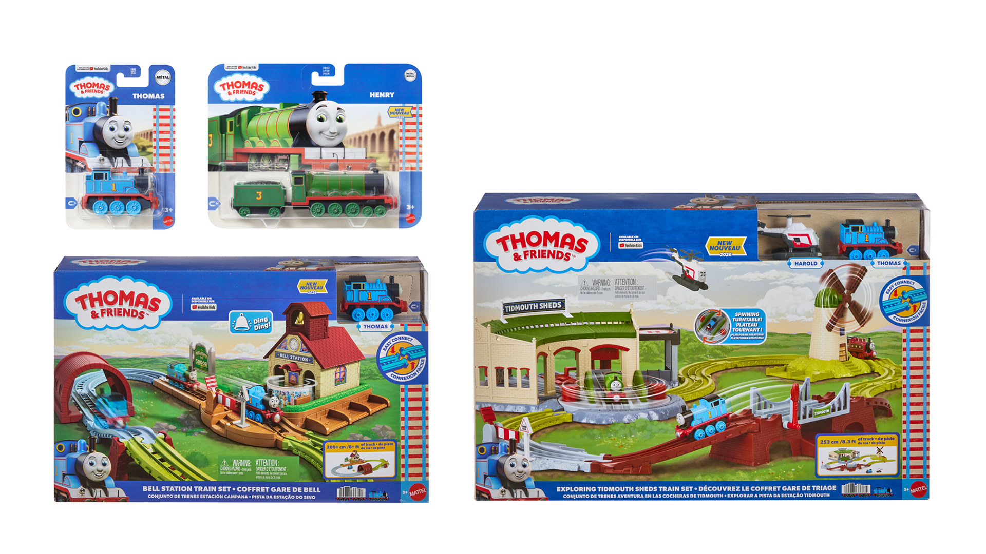Thomas & Friends Relaunch - Diecast Engines and Playsets