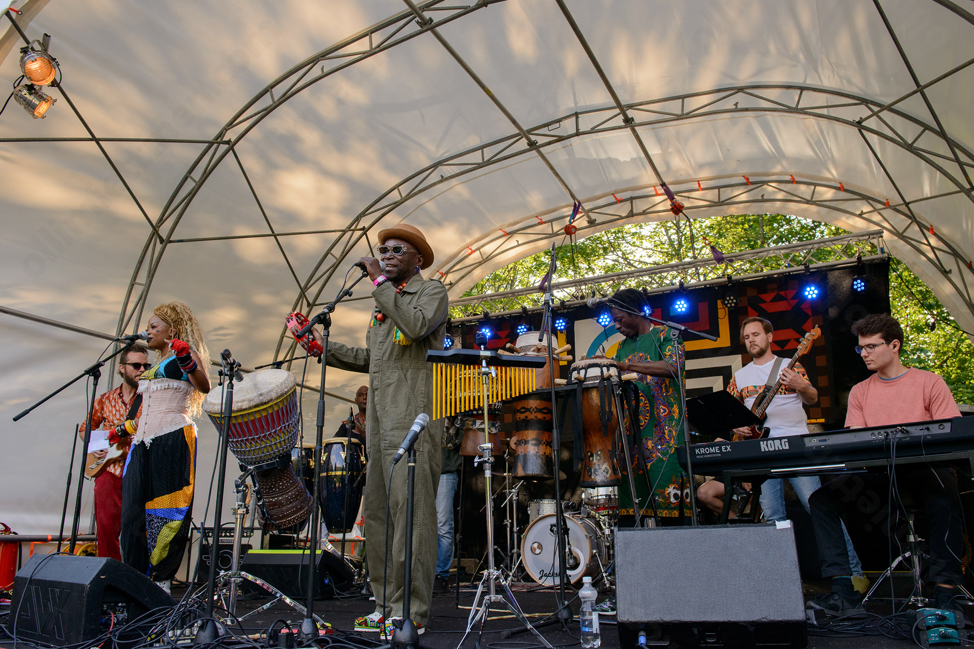 AfroSaïsba – Ismaila Sané Band / Afrojazz Club goes Alppipuisto, July 9