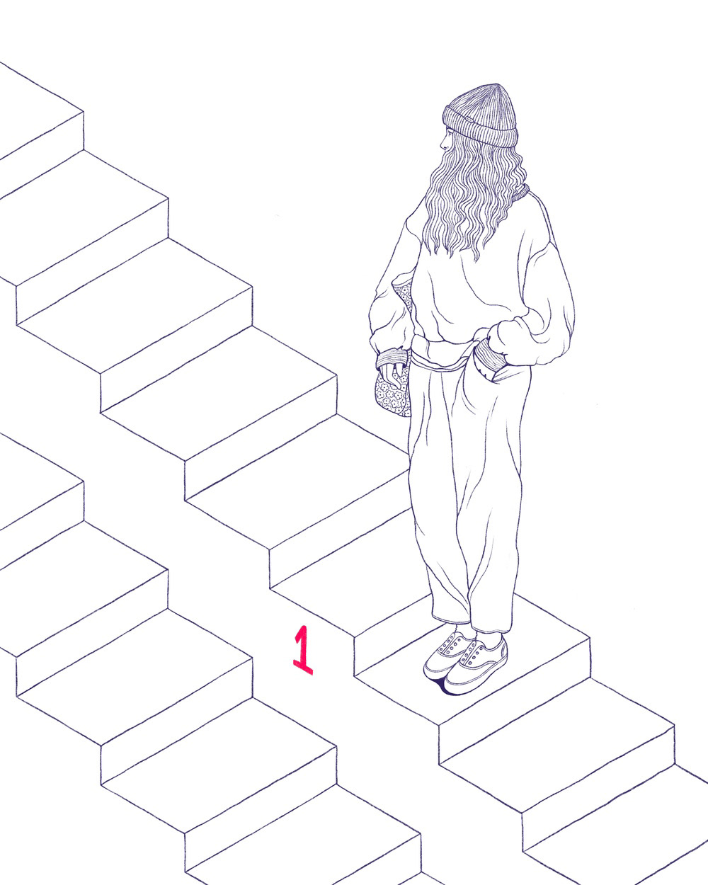 Next Step - digital illustration