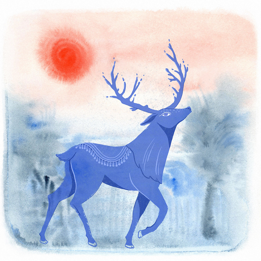 Winter spirit - Mixed media