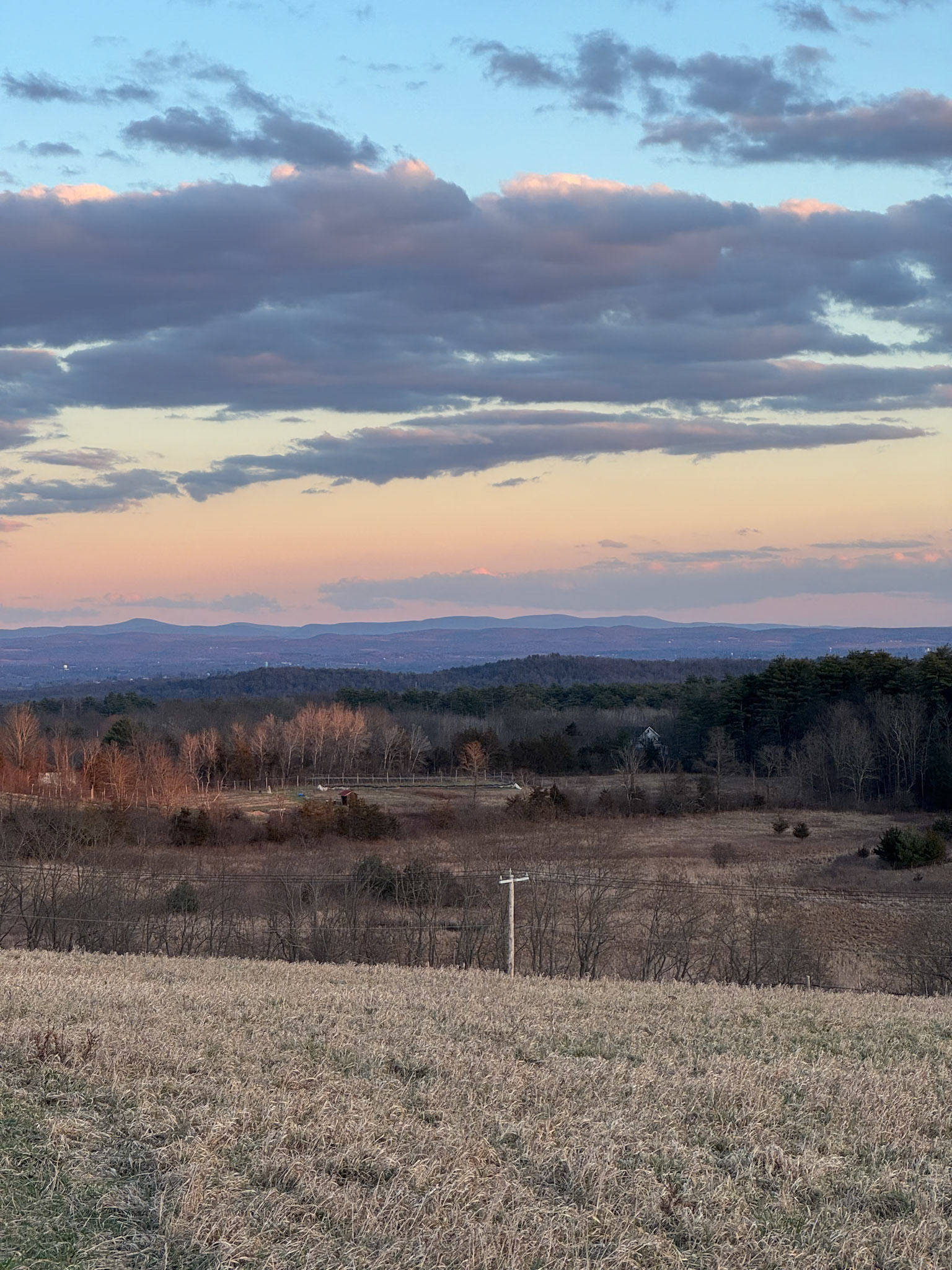 Looking East from Rt 26