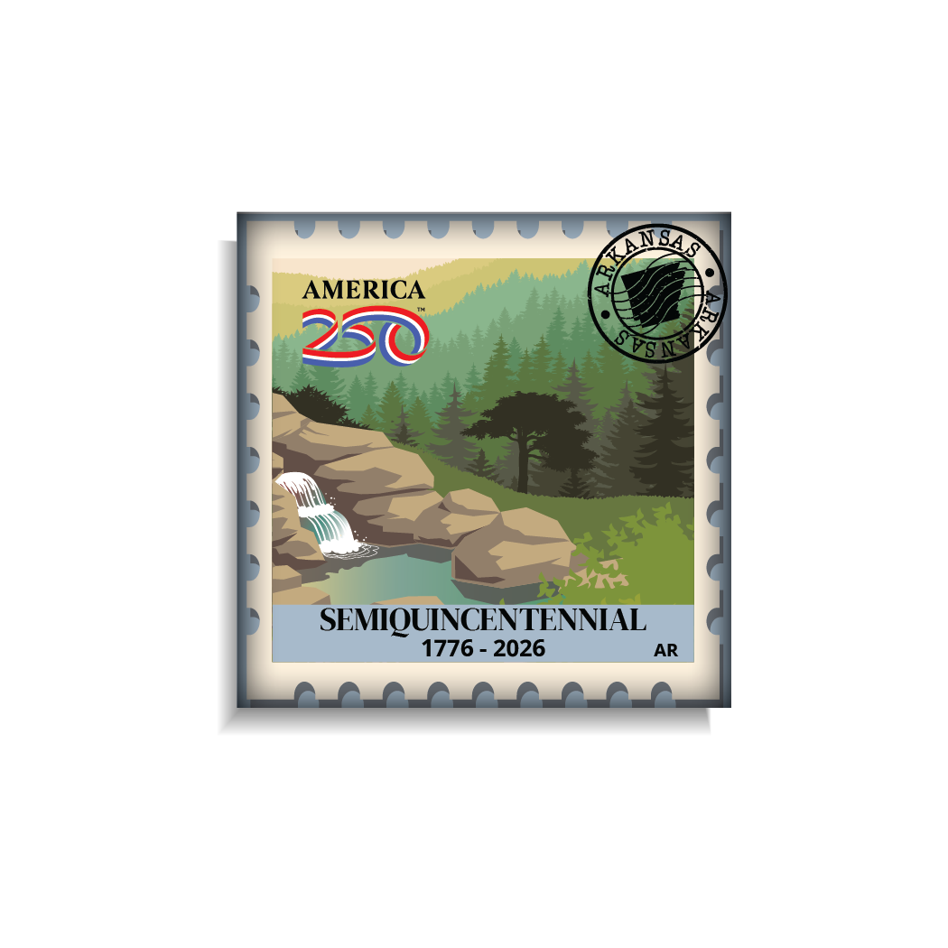 Arkansas Stamp Magnet
