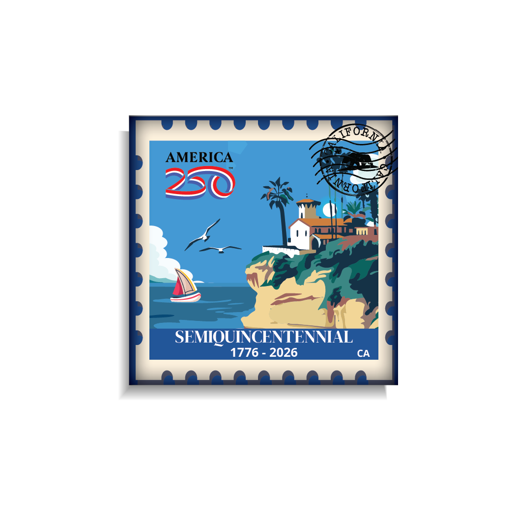 California Stamp Magnet