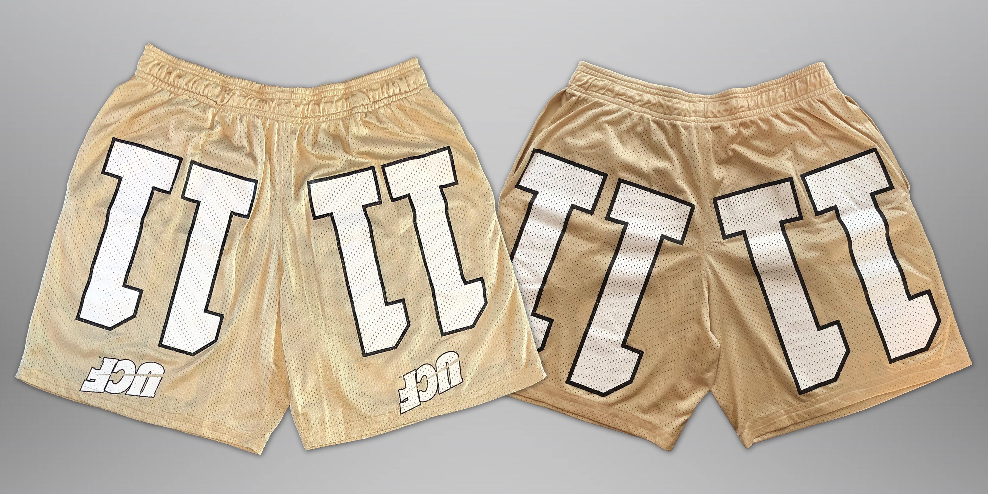 Sewn from UCF jersey. Features elastic waistband, drawstring, and 2 deep side hem pockets. Slightly cropped fit (above the knee).